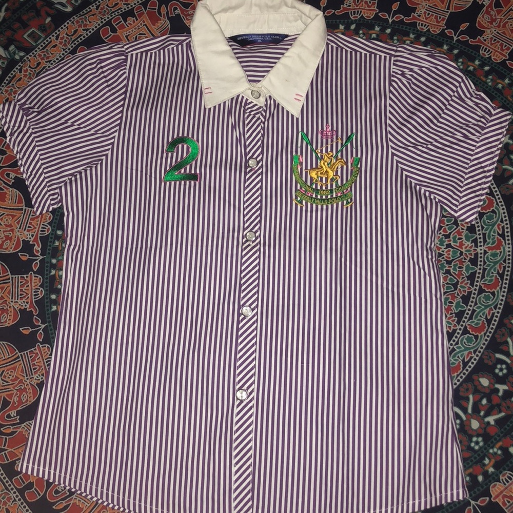 Beverly Hills Polo Club Girls XL Kids Shirt